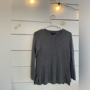 Banana Republic Gray Tie Sweater